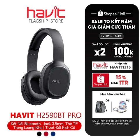 Tai nghe Bluetooth Havit I62 - Ảnh 2