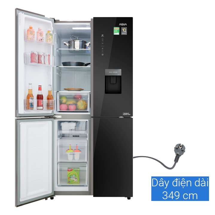 Tủ lạnh Aqua Inverter 456 lít AQR-IGW525EM(GB) - Ảnh 2