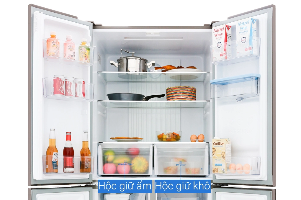 Tủ lạnh Aqua Inverter 456 lít AQR-IGW525EM(GB) - Ảnh 3